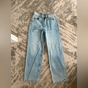 H&M Light Blue Straight Leg Jeans